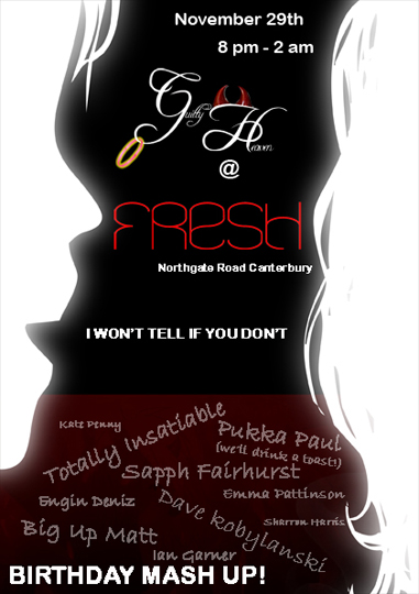Guilty Heaven Fresh Nov flyer front
